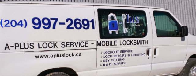 A-Plus Lock Service Van