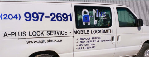 A-Plus Lock Service Van