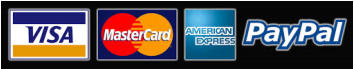 We accept credit cards and PayPal