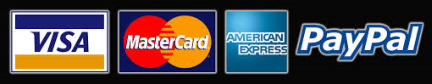We accept credit cards and PayPal